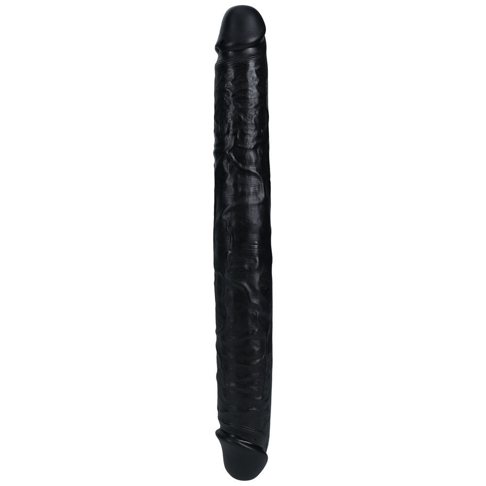 Realrock 14" thick double ended dildo - Product side view  | Flirtybay Adult Shop Australia Lingerie Shop